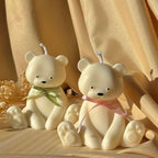 Vela Ursinho sentado - ideais para batizados e festas infantis