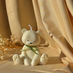 Vela Ursinho sentado - ideais para batizados e festas infantis