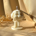 Vela Artesanal Bouquet de noiva - lembrança para casamentos ou festas de noivado