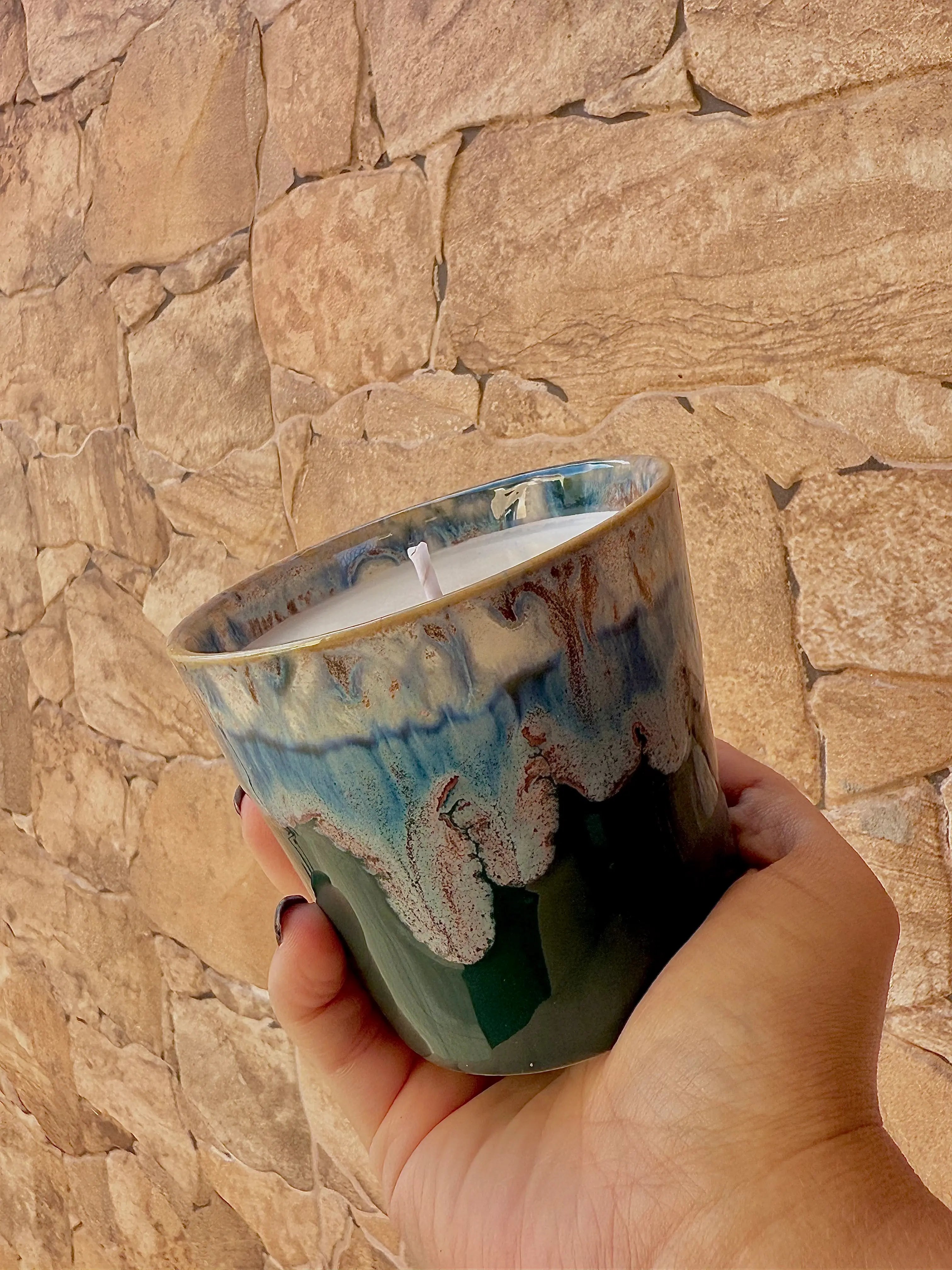 Vela Esmeralda -Vela aromática em cera de soja