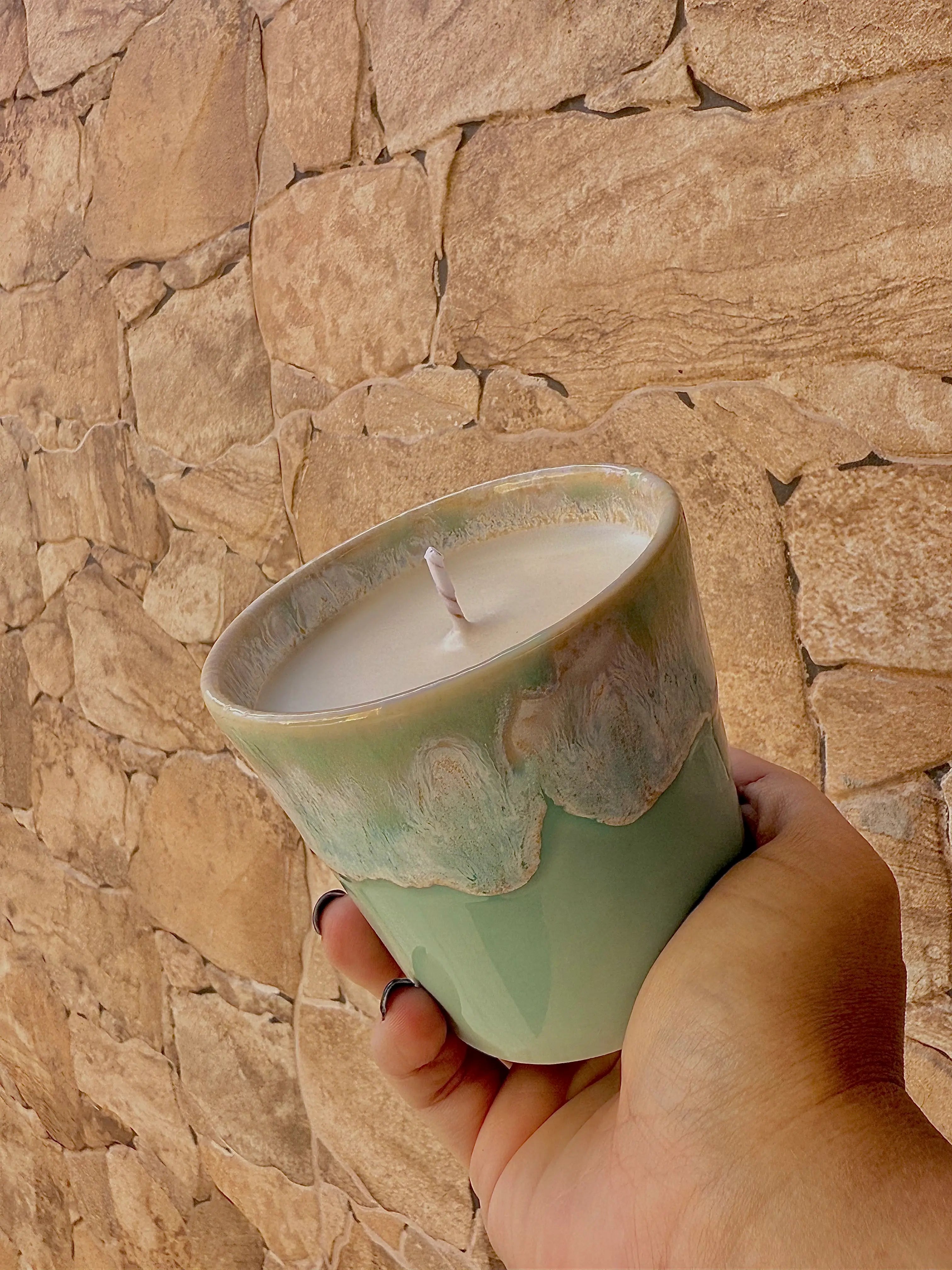 Vela Aqua-marinha - Vela aromática em cera de soja