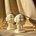 Vela Artesanal Bouquet de noiva - lembrança para casamentos ou festas de noivado