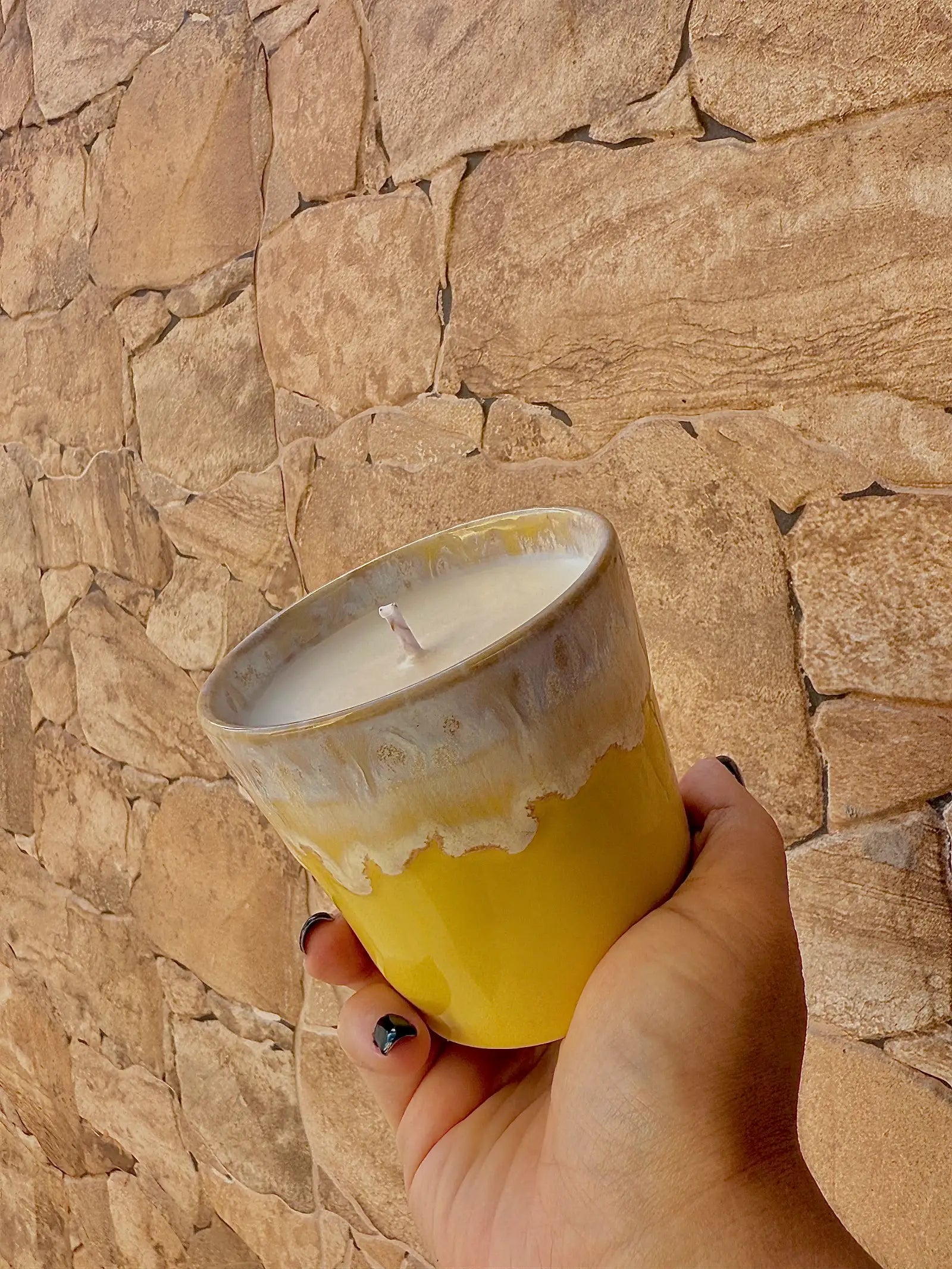 Vela Citrine - Vela aromática em cera de soja