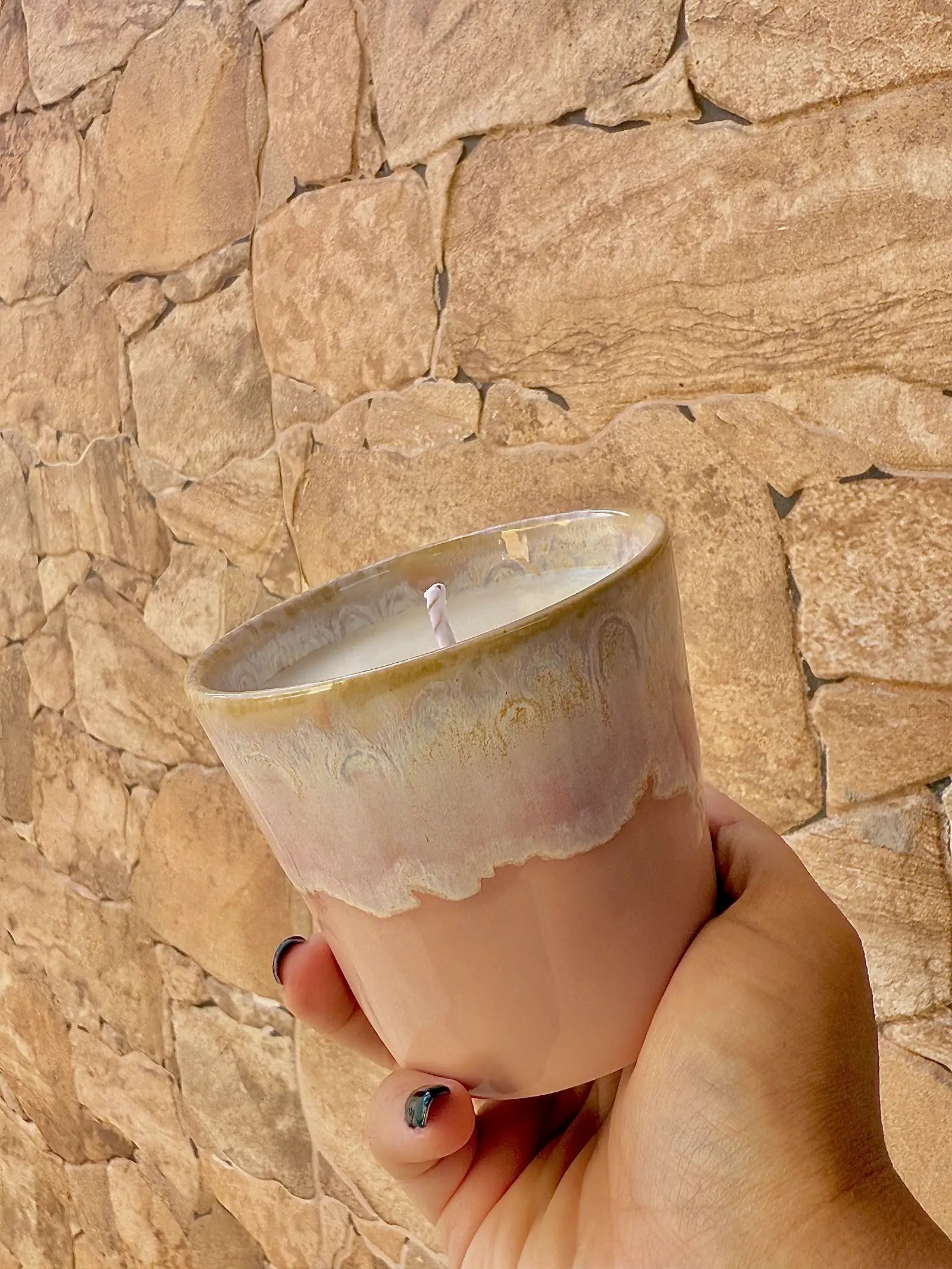 Vela Morganite - Vela aromática em cera de soja