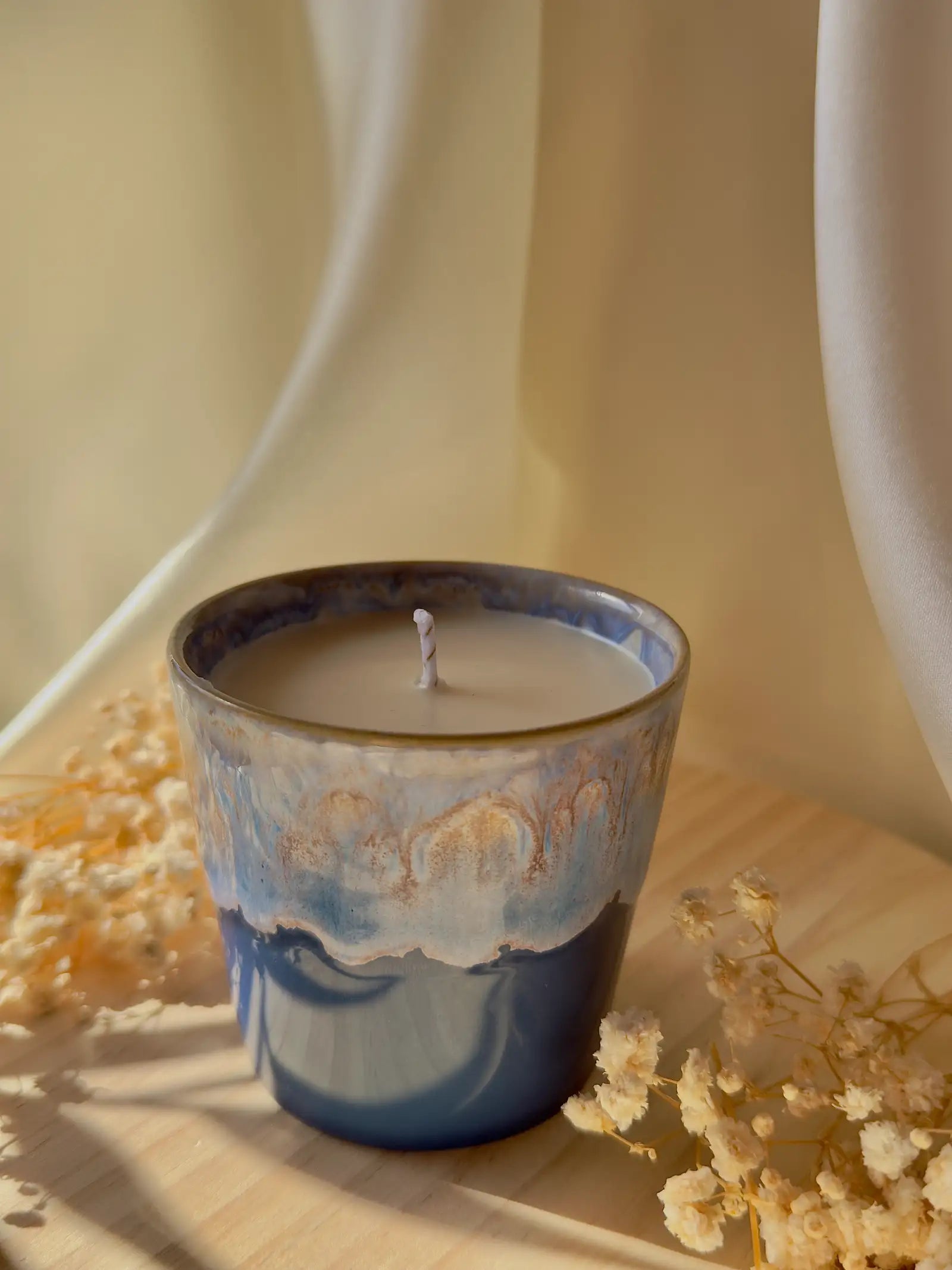 Vela Safira - Vela aromática em cera de soja