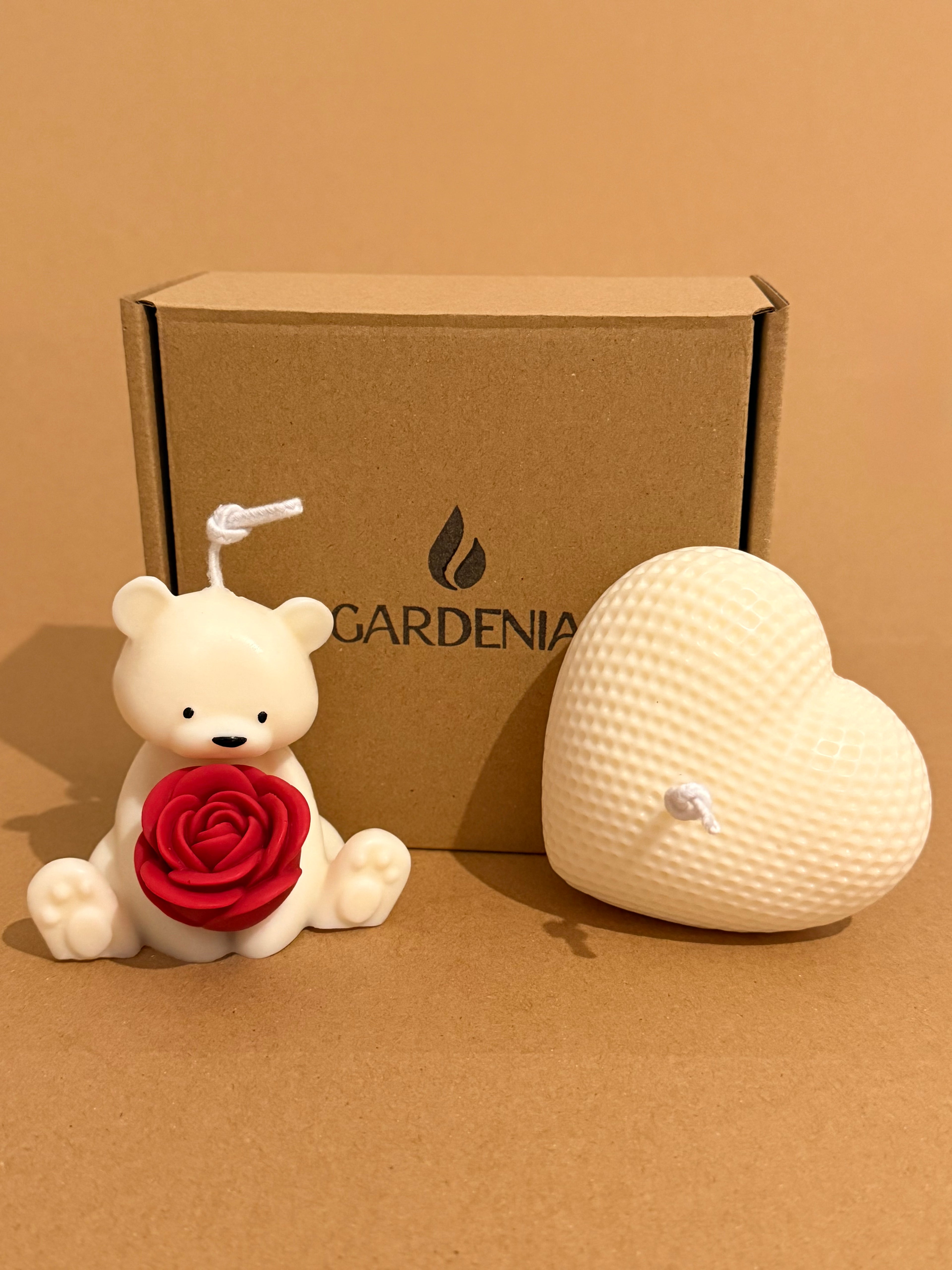 Conjunto Ursinho e coração gigante - oferta perfeita para a sua cara metade