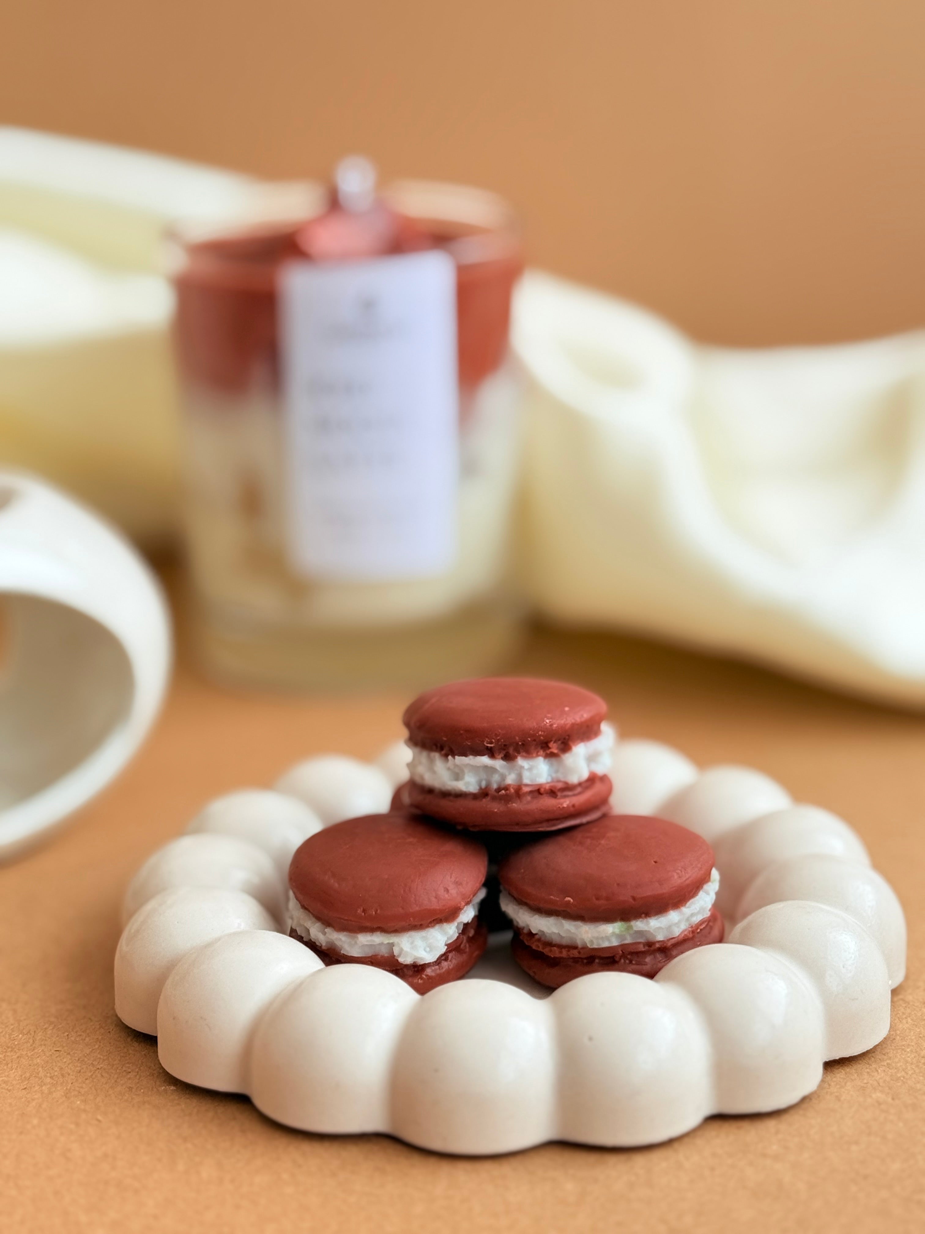 Wax Melt Macaroon de Café Mocha - perfeito para quem ama café