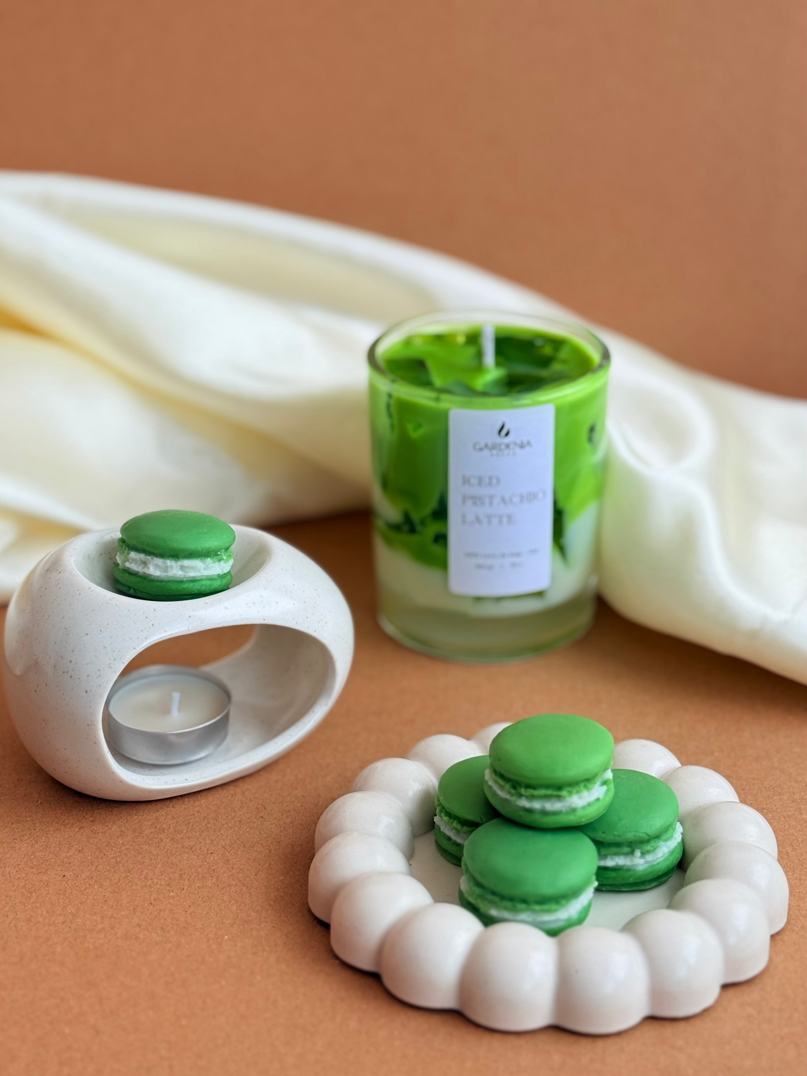 Wax Melt Macaroon de Pistachio - o perfume doce perfeito para a sua casa