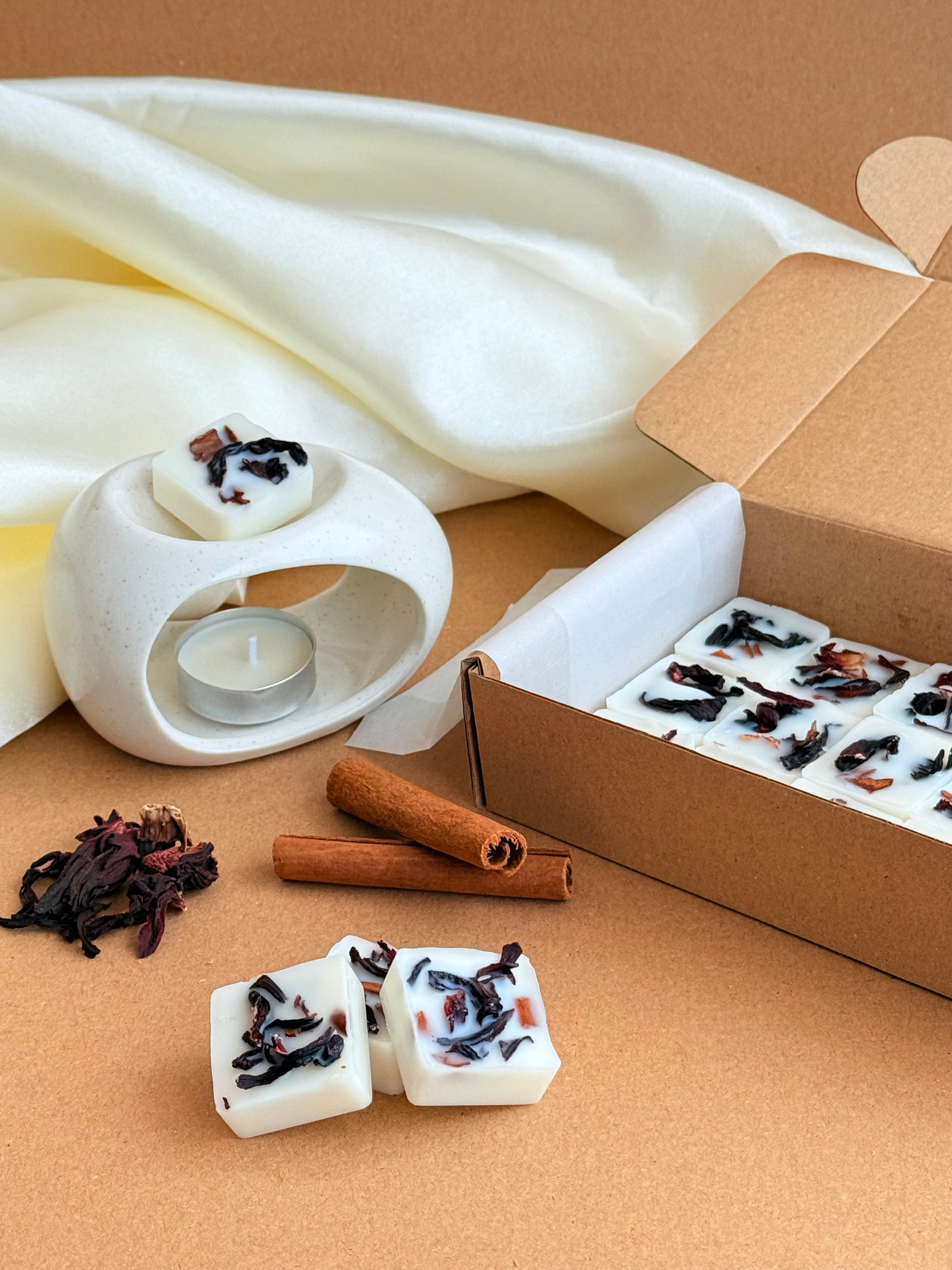 Wax Melt de Peónia & Oud com Hibisco e canela