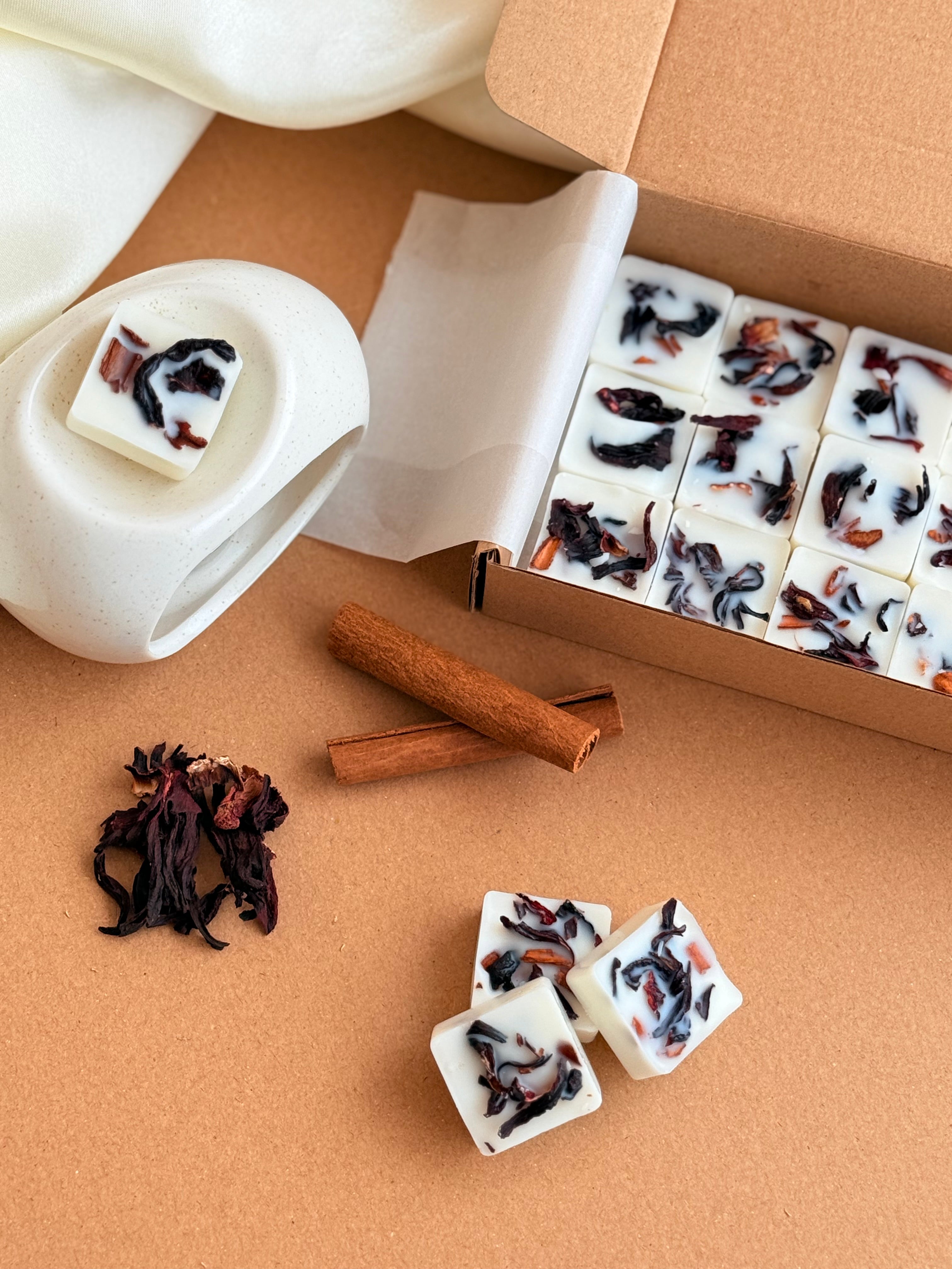 Wax Melt de Peónia & Oud com Hibisco e canela