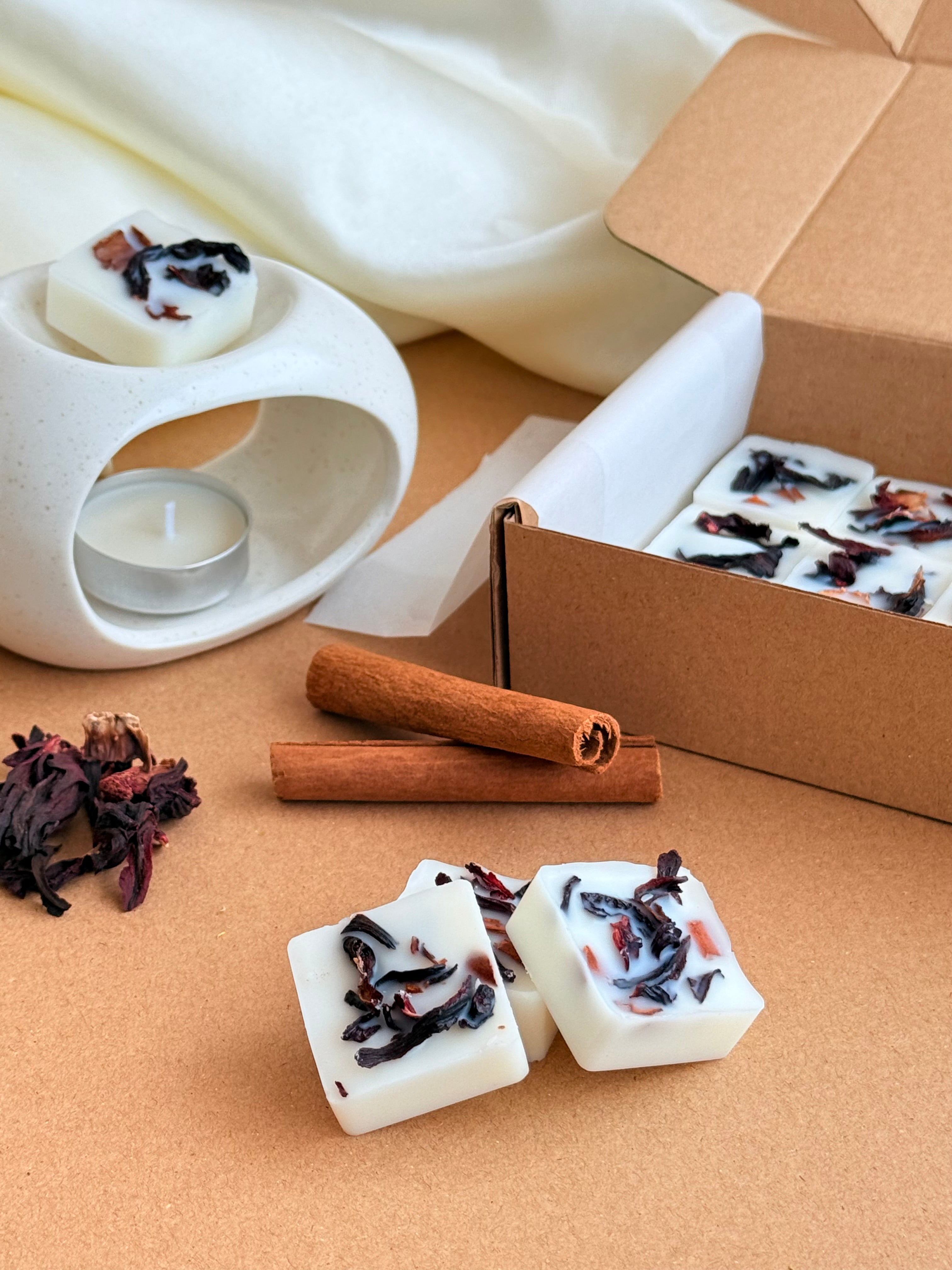 Wax Melt de Peónia & Oud com Hibisco e canela