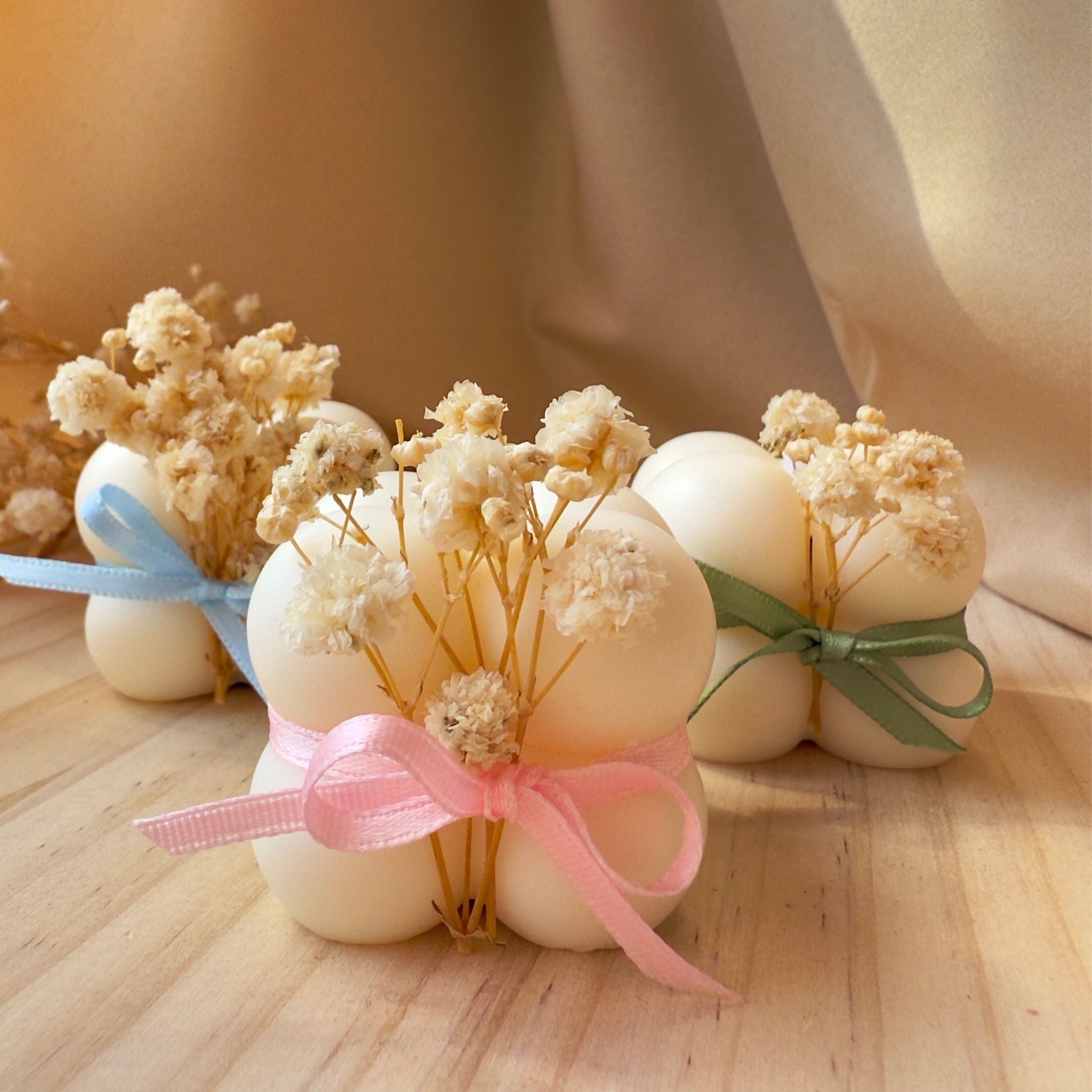 Vela Bubble com opção de caixa e fragrância - ideal para uma pequena lembrança de momentos especiais